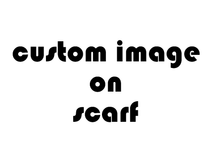 custom image on scarf