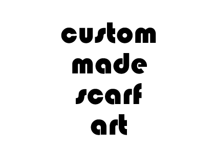 custom made scarf art
