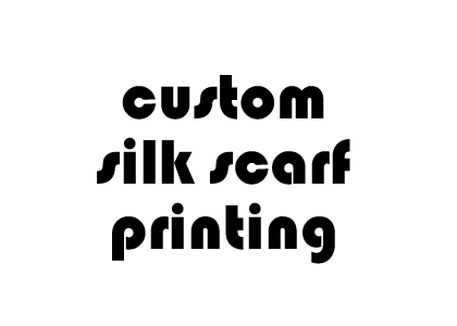 custom silk scarf printing