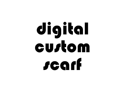 digital custom scarf