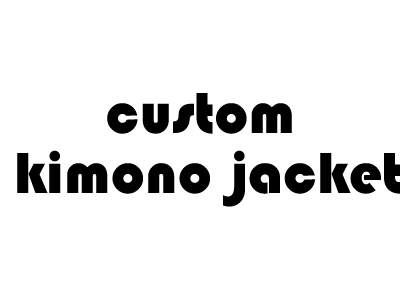 custom kimono jacket