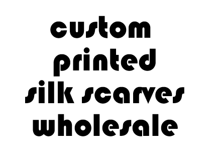 custom printed silk scarves wholesale