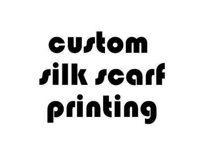 custom silk scarf printing
