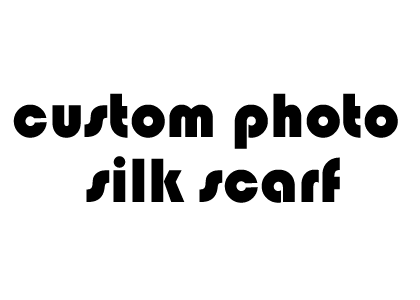 custom photo silk scarves