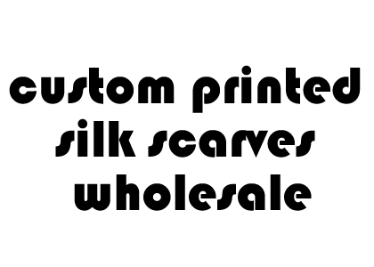 custom printed silk scarves wholesale