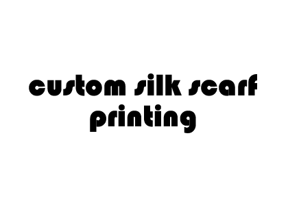 custom silk scarf printing with logo, photos, arts, etc.