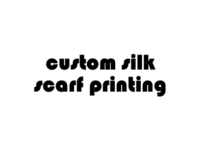 custom silk scarf printing