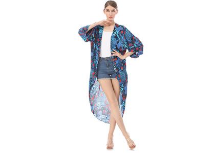 free new sampling for the custom kimono dress