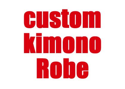 Custom kimono robe