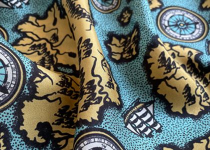 Custom made vintage silk habotai kimono
