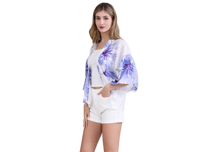 100% silk kimono robe short custom made digital print your own kimono robe