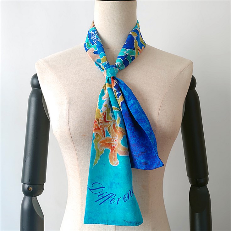 Scarf manufacturer custom head scarf wholesale twilly scarf bag handle
