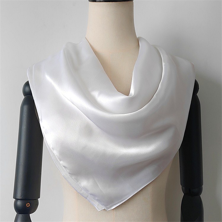Custom white silk scarf for dyeing