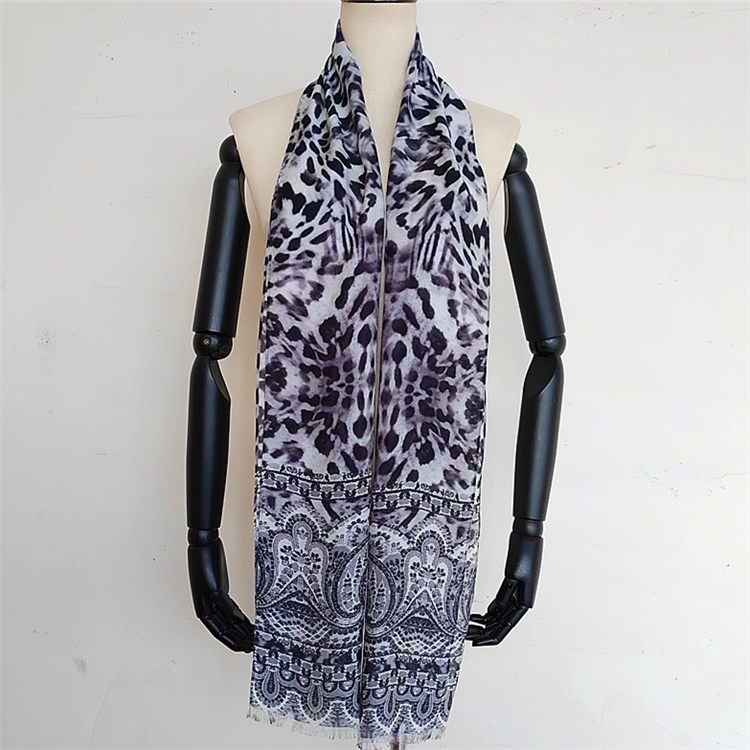 Wholesale scarf suppliers custom designs printed modal silk head