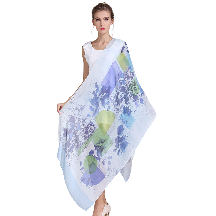custom design silk scarf bulk