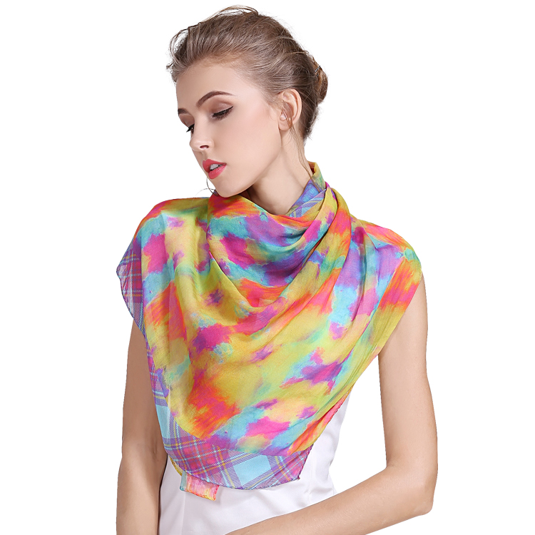 Wholesale scarf suppliers custom silk head scarf