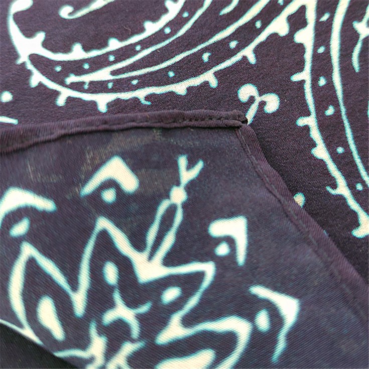 Custom bandana maker digital printed custom silk bandana printing with