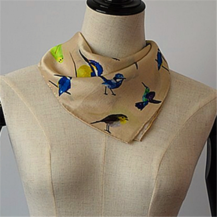 Wholesale custom silk bandanas bulk printing with logo