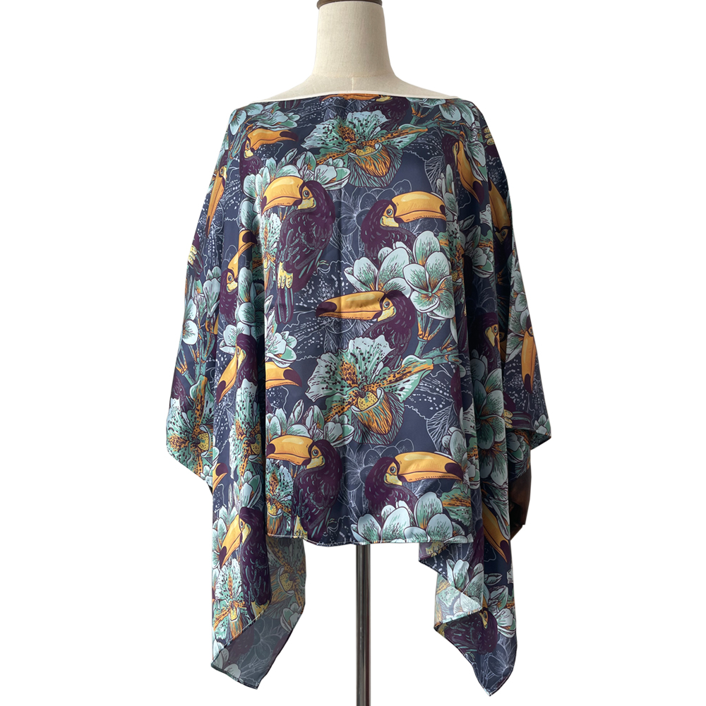 Printed Silk Kimono