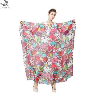 custom printed silk scarf