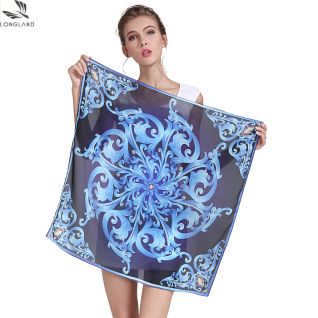 custom printed silk bandana