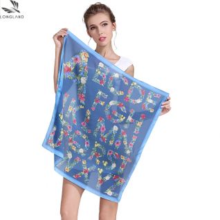 custom printed silk bandana