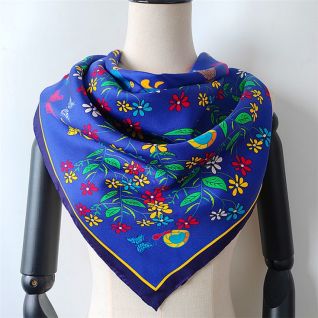 custom printed silk bandana