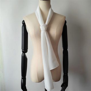 Blank white silk scarves for painting